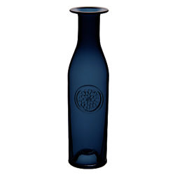 Dartington Crystal Flower Bottle, Indigo Dahlia